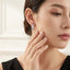 20-Stone Moissanite 925 Silver Hoop Earrings: Timeless Luxury That Never Fades