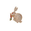 Light Luxury Rabbit Brooch Pin — Gold/Silver Tone Animal Lapel Corsage, Vintage Statement Coat Accessory, Gift for Women