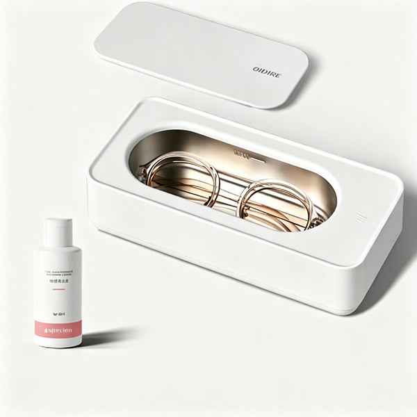 Portable Mini Ultrasonic Cleaner Multifunctional Sonic Cleaning Machine for Glasses Jewelry Makeup Tools Contact Lenses Dental Braces Watches