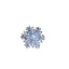 Light Luxury Ultra-Sparkling CZ Snowflake Rotating Brooch Pin — Minimalist Versatile Statement Corsage Jewelry for Women