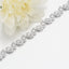 Light Luxury Teardrop CZ Bracelet — Rhodium-Plated Copper Alloy, Minimalist Dainty Jewelry for Women