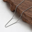 Hypoallergenic Stainless Steel Curb Chain Choker Necklace, Minimalist Layering for Women, Pendant-Ready Silver Tone