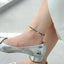 Edgy Minimalist Black Spinel Disc and Silver Bead Anklet, 925 Sterling Silver, Friendship Charm for Women