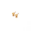 Matte Gold Tone Round Stud Earrings for Women, Hypoallergenic Dainty Everyday Minimalist Jewelry