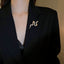 Light Luxury Electroplated CZ Snake Brooch Pin — Edgy Creative Statement Corsage, Elegant Suit Coat Accessory for Women