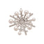Light Luxury French Round CZ & Pearl Brooch Pin — Elegant Versatile Statement Corsage for Women