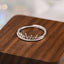 999 Fine Silver Minimalist Designer Band Ring for Women, Light Luxury Everyday Stackable Gift
