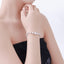 Light Luxury Multicolor Gemstone Tennis Bracelet — Geometric Bar Design, Gold Chain, Dainty Gift for Women, Daily & Party