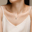 Minimalist Moissanite Pendant Necklace 925 Sterling Silver – Anti-Tarnish Collarbone Choker, Light Luxury Elegance for Global Trend