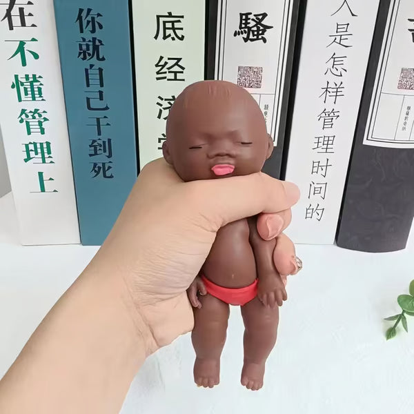Silicone Squishy Doll for Anxiety Relief, Anti-Stress Calming Fidget Toy, Viral Sensory Play for Adults