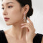 Hypoallergenic Star Tassel Moissanite Dangle Earrings, 925 Sterling Silver Anti-Tarnish Light Luxury for Women