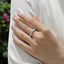 Fashion 925 Sterling Silver Full Pavé Moissanite Eternity Band – Anti-Tarnish Niche Light Luxury Ring for Women