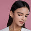 Hypoallergenic Gold Tone Moissanite Stud Earrings, 925 Sterling Silver Anti-Tarnish Light Luxury New Arrival for Women