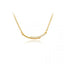 Light Luxury Smiley Face CZ Pendant Necklace — Copper Alloy Gold/Silver Tone, Dainty Niche Jewelry for Women, Elegant Gift