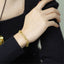 Vintage Four-Leaf Clover Heart Charm Bracelet — Light Luxury Gold/Silver Tone Alloy, Adjustable Fall Winter Jewelry for Women, Wholesale Available