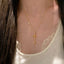 Light Luxury 925 Sterling Silver Iris Key Pendant Necklace for Women, Cool Elegance Refined Charm