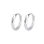 S999 Sterling Silver Small Hoop Earrings, Minimalist Huggie Ear Jewelry Unisex for Lobe & Cartilage Piercing
