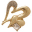 Ultra-Sparkling Rhinestone Heart Brooch Pin — Light Luxury Minimalist Statement Corsage, Elegant Gift for Women