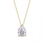 Designer Pear-Shaped Moissanite Pendant Necklace 925 Silver – Anti-Tarnish Summer Layering Choker for Women