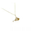 925 Silver Threefold Fortune Ginkgo Leaf Necklace, 3D New Chinese Style Pendant for Women