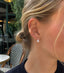 Minimalist Cubic Zirconia & Pearl Stud Earrings for Women, 925 Silver Post French Elegance