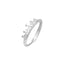 999 Fine Silver Minimalist Designer Band Ring for Women, Light Luxury Everyday Stackable Gift