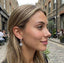 Dancing Wind Long Stud Moissanite Earrings 925 Sterling Silver – Anti-Tarnish Light Luxury New Arrival