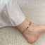 Dainty Bow & Round Bead Red Cord Anklet 925 Sterling Silver – Minimalist Handmade Sweet Friendship Gift for Women