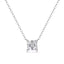 Trendy Square Cut Moissanite Choker Necklace for Women – 925 Sterling Silver Anti‑Tarnish, Daily Commute Layering Jewelry