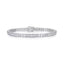 Trendy Versatile Square Moissanite Row Bracelet 925 Sterling Silver – Light Luxury Anti-Tarnish for Women, Daily Commute Chic