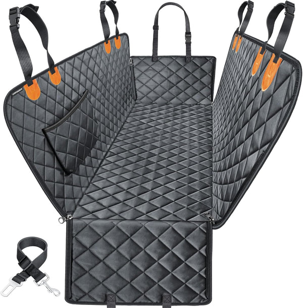 Urpower dog car seat cover for pets 100% waterproof seat cover hammock 600d heavy duty scratch proof nonslip durable soft back seat covers for cars and suvs