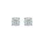 Hypoallergenic Sparkling Stone Stud Earrings, Gold Silver Tone Cartilage Piercing Jewelry, Light Luxury