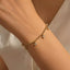 European American Style Cuban Link Bracelet, Gold 925 Sterling Silver, Anti-Tarnish Niche Light Luxury