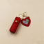 Trousse à cosmétiques multifonctionnelle Mini Pochette Portable pour Rouge à Lèvres avec Porte-clés Mignon Miroir Cœur Porte-clés Cadeau